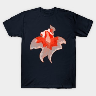 Tropical Red and White Goldfish T-Shirt